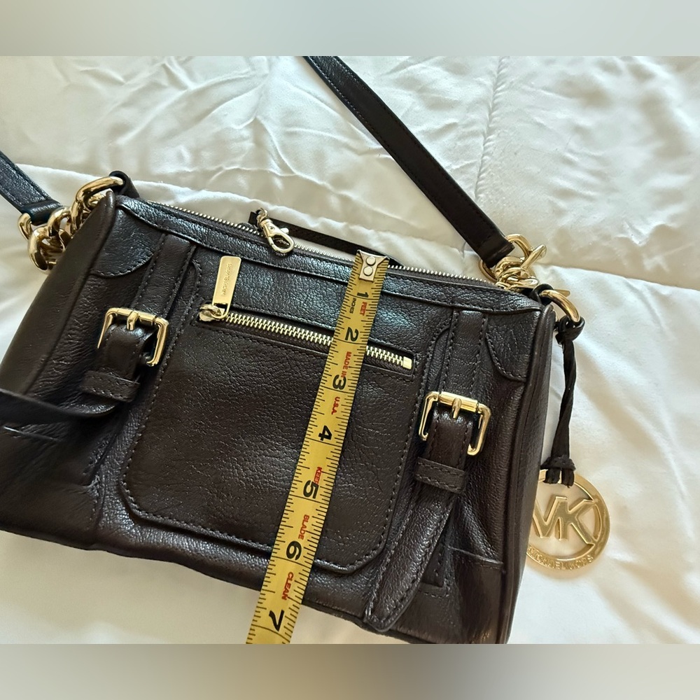 Michael Kors Brown Leather Crossbody Bag - Picture 6 of 6